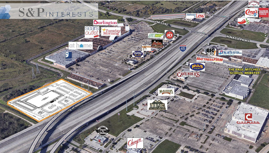 Gulf Freeway, Webster, TX for rent - Aerial - Image 1 of 2