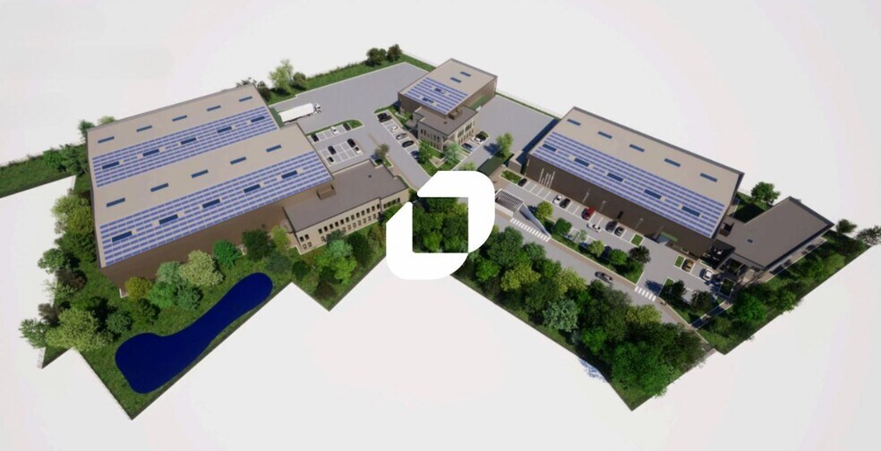 Light Industrial in Saint-Priest to rent - Aerial - Image 2 of 14