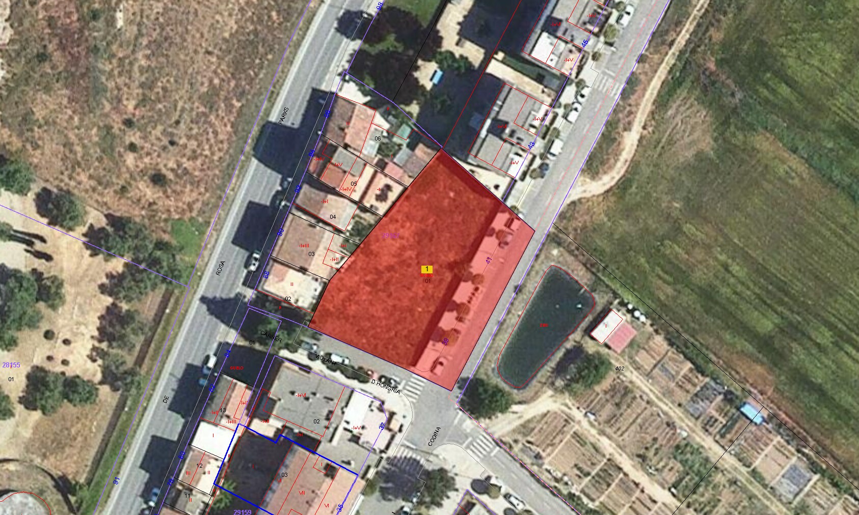Land in Lleida, Lérida for sale Plat Map- Image 1 of 3