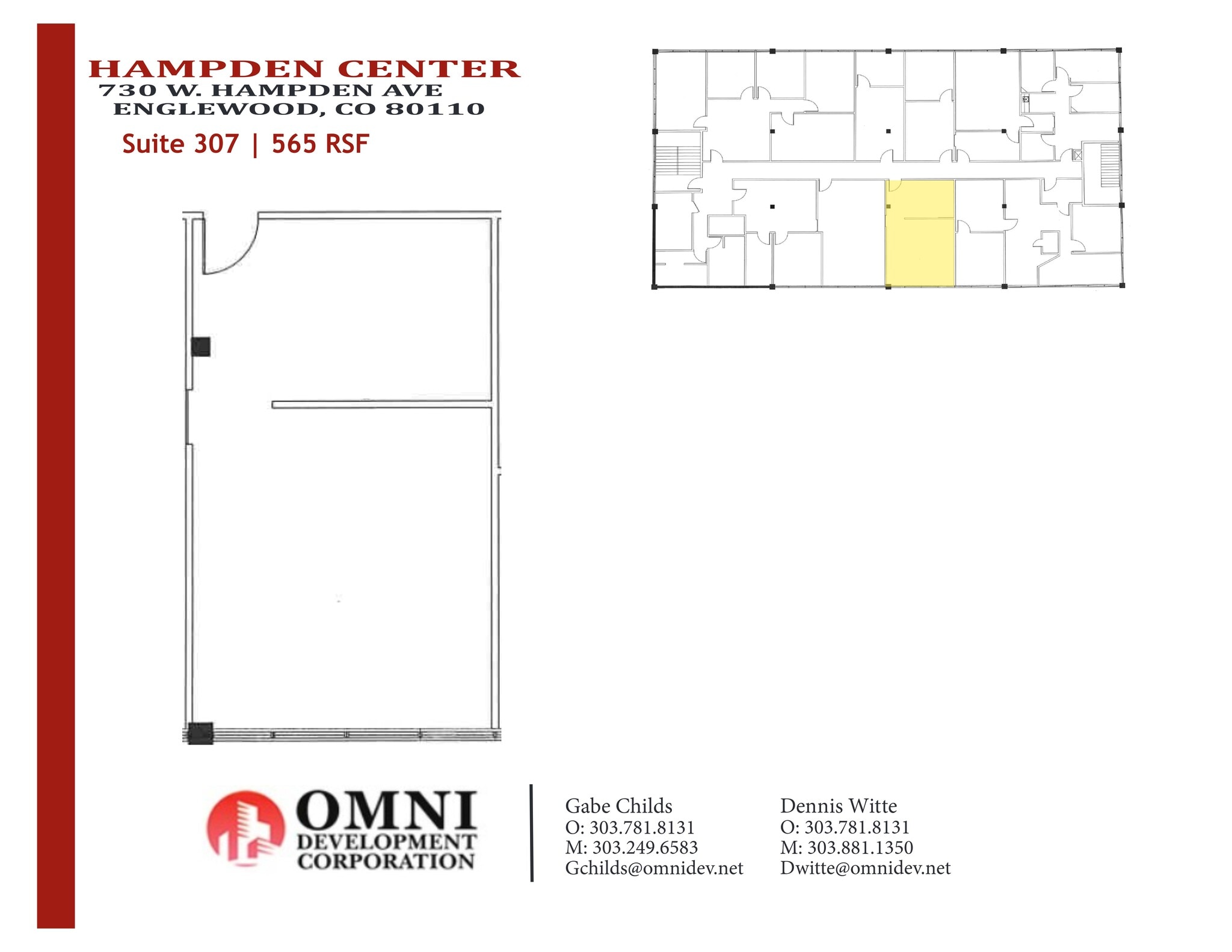 750 W Hampden Ave, Englewood, CO to rent Site Plan- Image 1 of 1