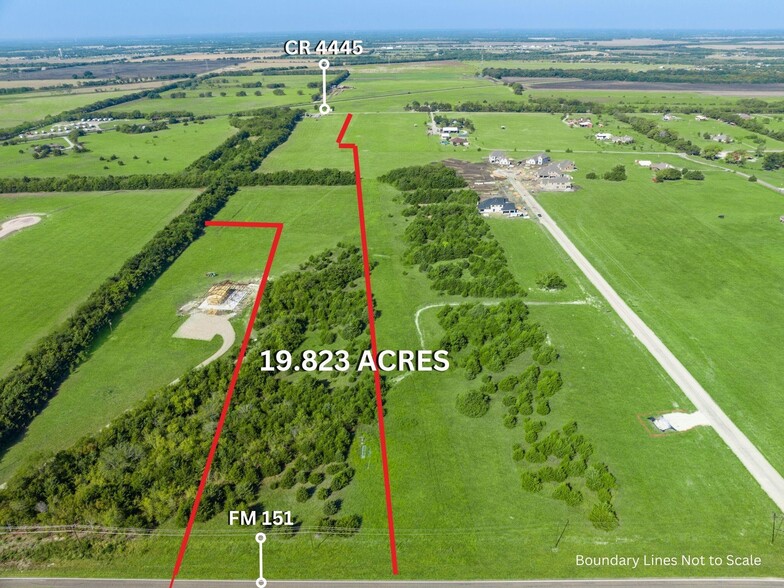 TBD CR 4445, Trenton, TX for sale - Aerial - Image 1 of 8