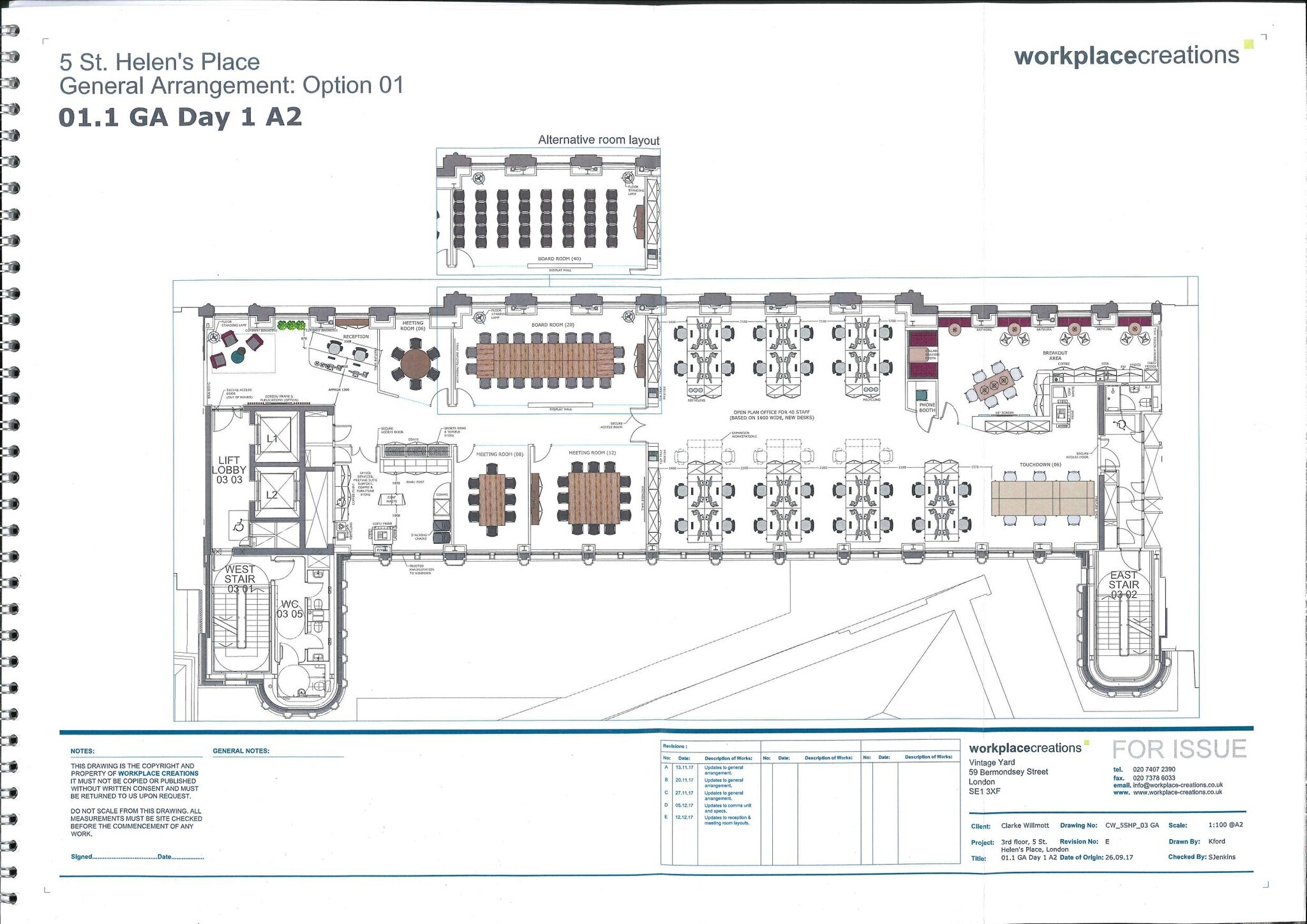 5-7 St Helen's Pl, London to rent Floor Plan- Image 1 of 2
