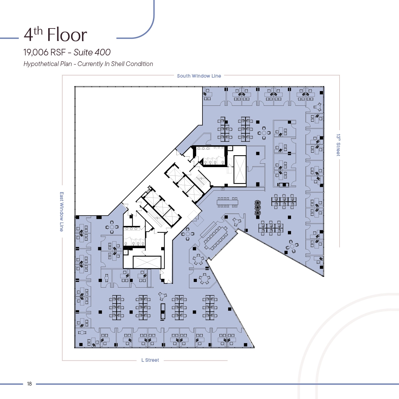 1220 L St NW, Washington, DC to rent Floor Plan- Image 1 of 4