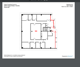 2200 Yonge St, Toronto, ON for rent Floor Plan- Image 1 of 1