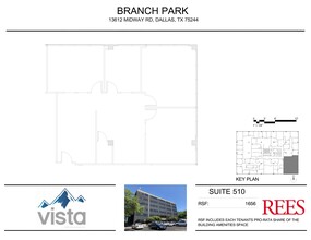 13740 Midway Rd, Farmers Branch, TX for rent Site Plan- Image 1 of 1