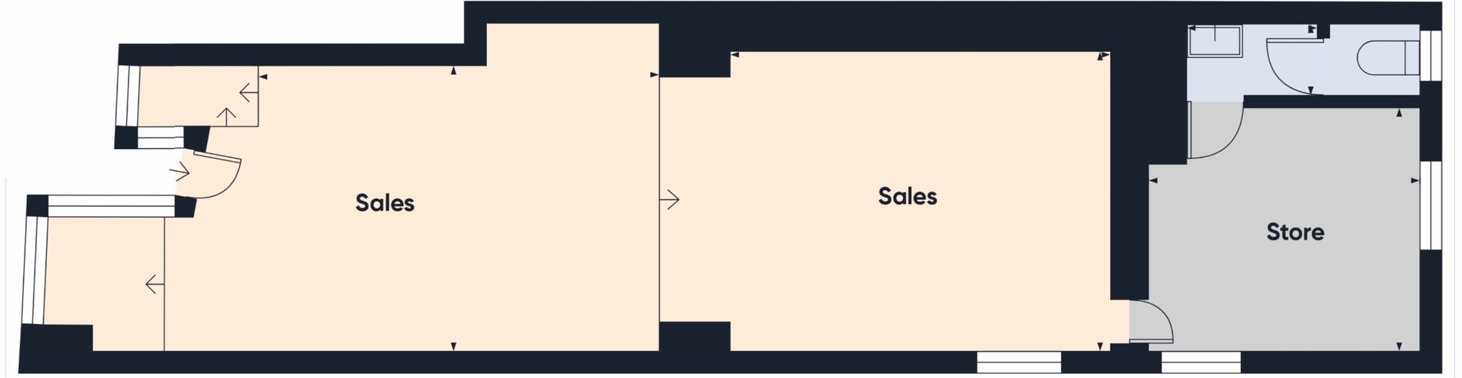 76 King St, Castle Douglas to rent Floor Plan- Image 1 of 4
