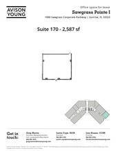 1000 Sawgrass Corporate Pkwy, Sunrise, FL for rent Site Plan- Image 1 of 1