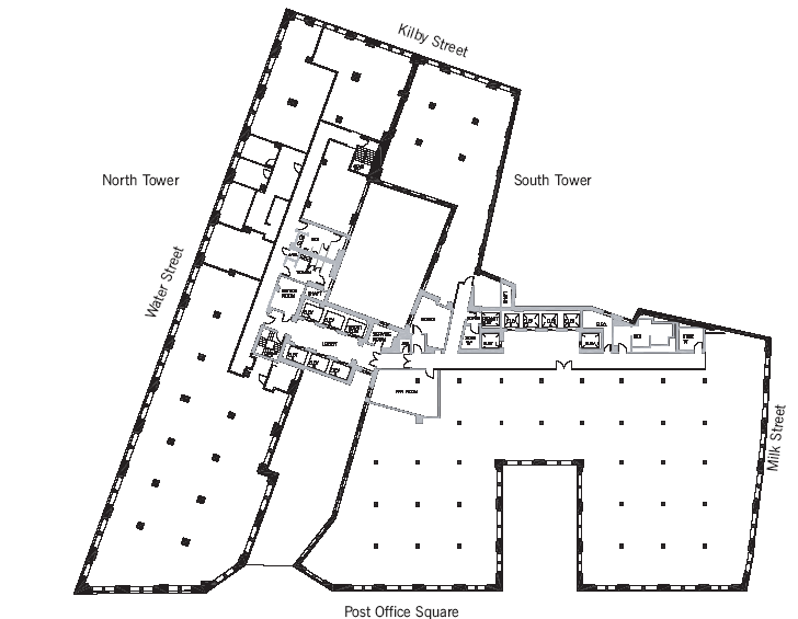 10 Post Office Sq, Boston, MA for rent - Typical Floor Plan - Image 2 of 3