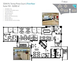 3333 N Torrey Pines Ct, La Jolla, CA for rent Floor Plan- Image 1 of 1