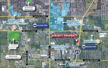 1803 Phyllis St, Bentonville, AR to rent Aerial- Image 2 of 7