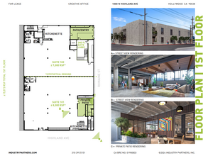 1000 N Highland Ave, Los Angeles, CA for rent Floor Plan- Image 1 of 1