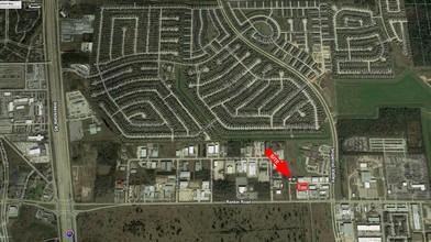 18519 Imperial Valley Dr, Houston, TX - aerial  map view