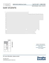 11980 San Vicente Blvd, Los Angeles, CA to rent Floor Plan- Image 1 of 1