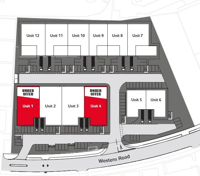 Western Rd, Bracknell to rent - Site Plan - Image 2 of 10