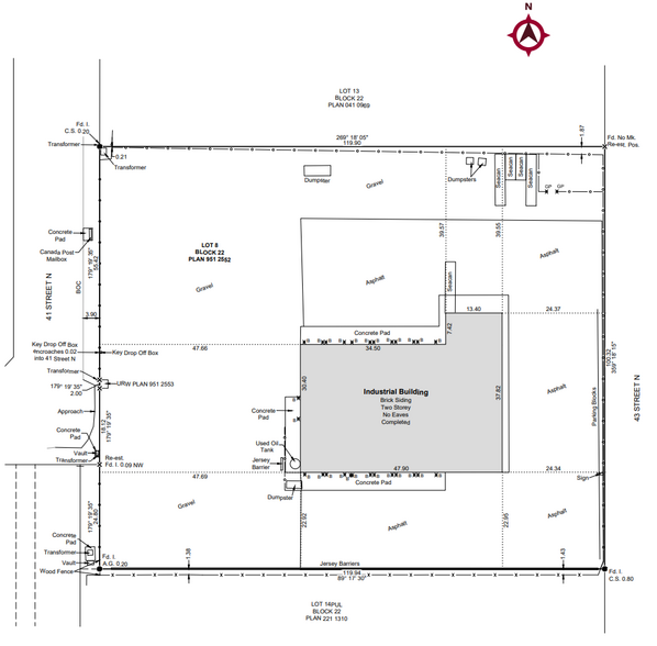 1001 41 St N, Lethbridge, AB for rent - Site Plan - Image 3 of 3