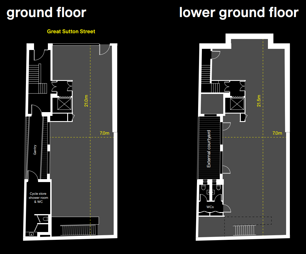 11-12 Great Sutton St, London for rent Floor Plan- Image 1 of 1