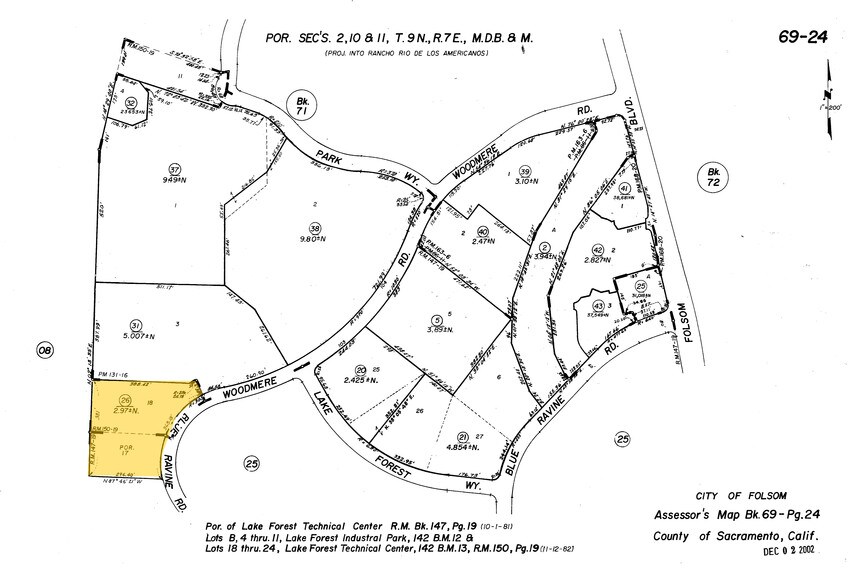 80 Blue Ravine Rd, Folsom, CA for rent - Plat Map - Image 2 of 10