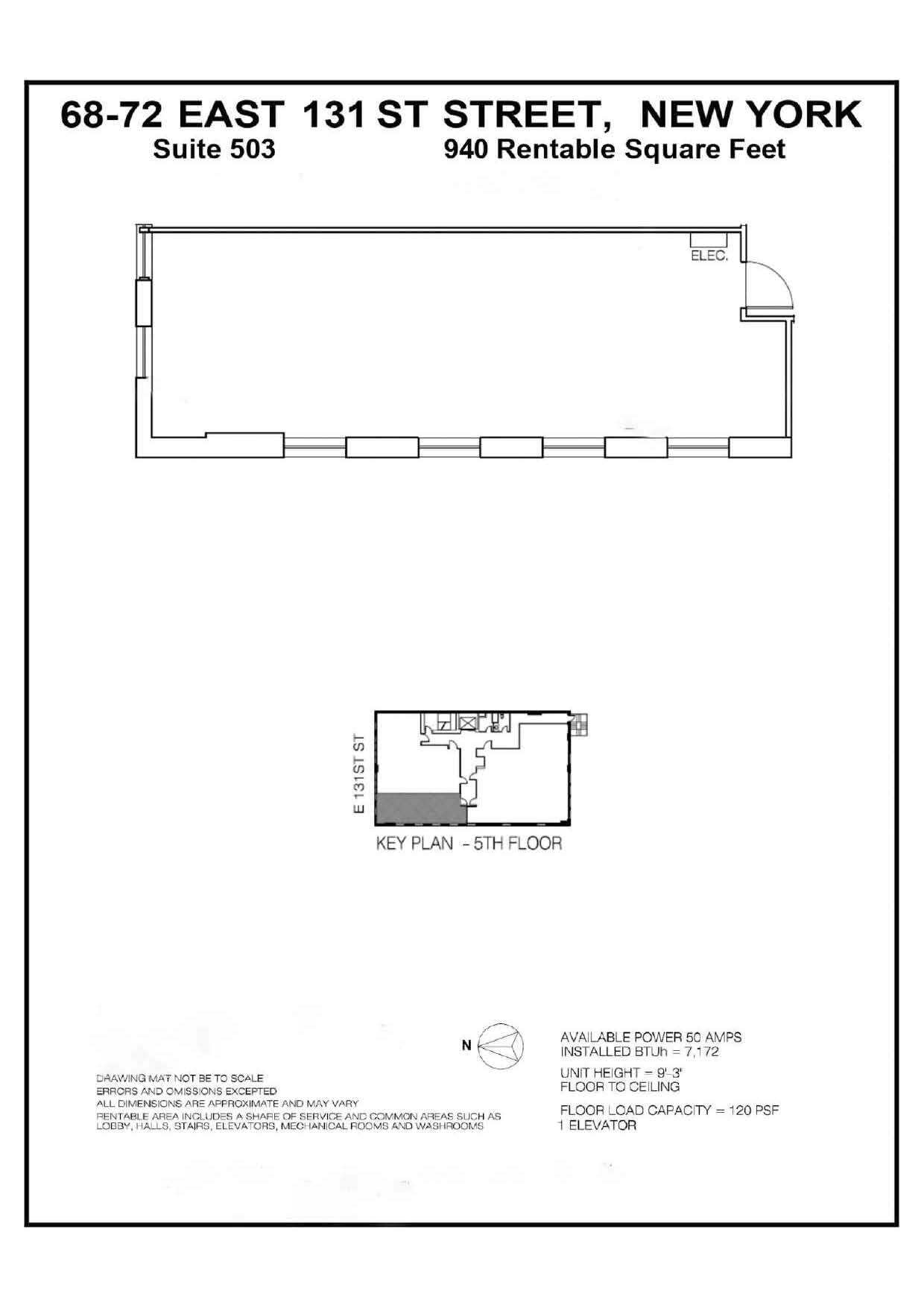 68 E 131st St, New York, NY to rent Floor Plan- Image 1 of 4