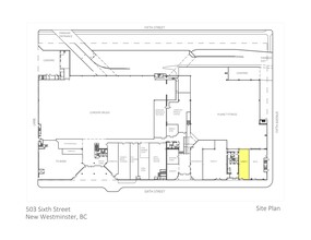 555 Sixth St, New Westminster, BC for rent Site Plan- Image 1 of 1