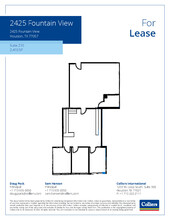 2425 Fountain View Dr, Houston, TX for rent Floor Plan- Image 1 of 1