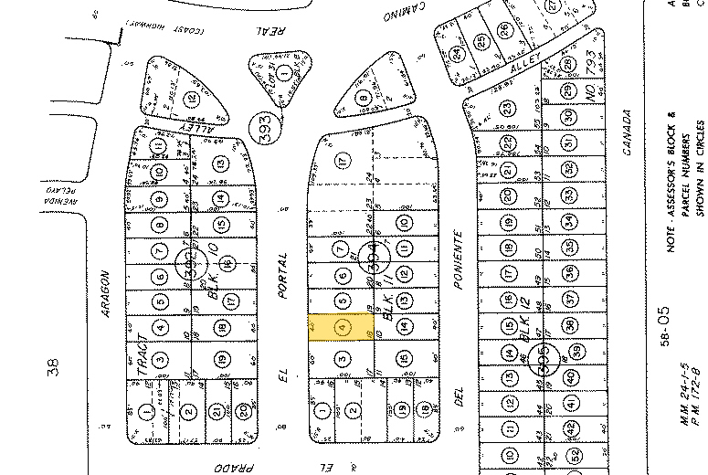 121-125 W El Portal, San Clemente, CA for rent - Plat Map - Image 3 of 31