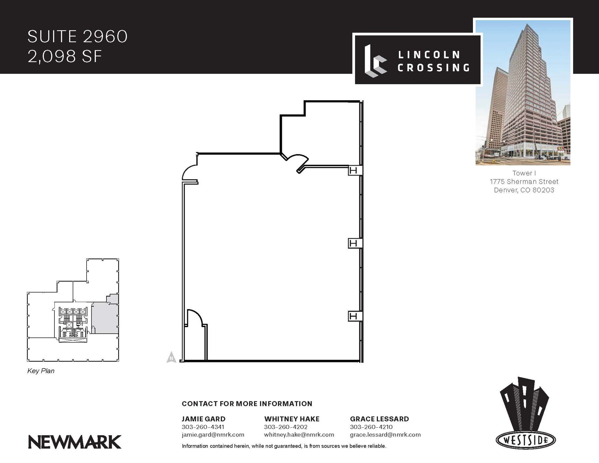 1775 Sherman St, Denver, CO to rent Floor Plan- Image 1 of 1