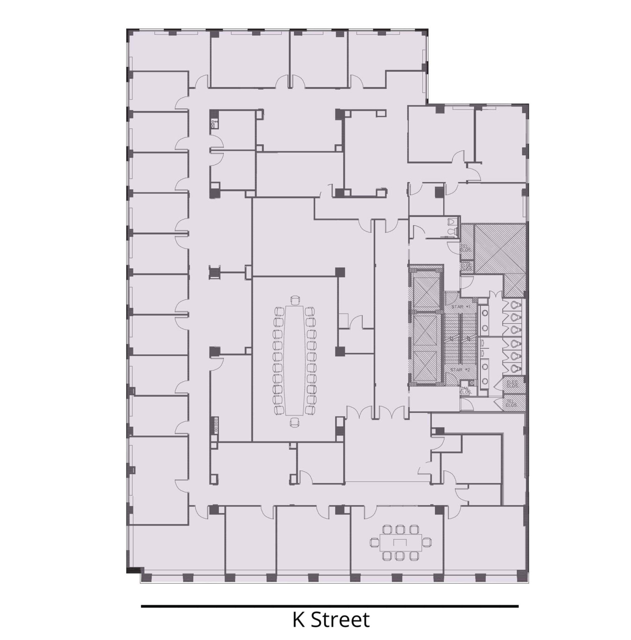 1750 K St NW, Washington, DC to rent Floor Plan- Image 1 of 1