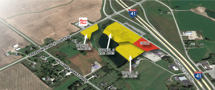 Freedom Road (County S), De Pere, WI - aerial  map view - Image1