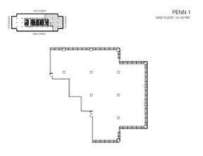 PENN 1, New York, NY for rent Floor Plan- Image 1 of 2