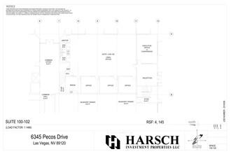 6345 S Pecos Rd, Las Vegas, NV for rent Site Plan- Image 1 of 1