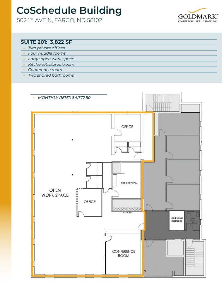 502 N First Ave, Fargo, ND to rent Floor Plan- Image 1 of 1