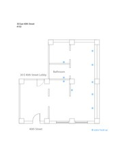 30 E 40th St, New York, NY for rent Floor Plan- Image 1 of 4