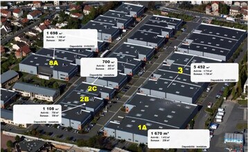 Le Blanc-Mesnil, SSD - Aerial  map view