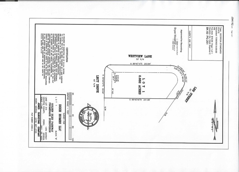 101 Westview Ln, Perry, GA for sale - Plat Map - Image 3 of 5