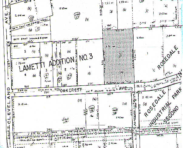 1975 Oakcrest Ave, Roseville, MN for rent - Plat Map - Image 3 of 8