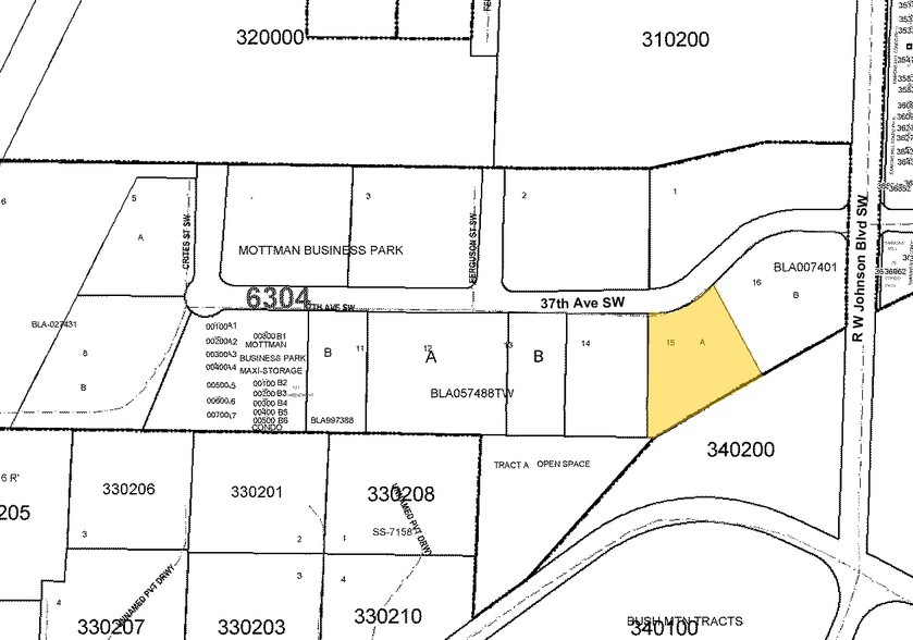 2865 37th Ave SW, Tumwater, WA for sale - Plat Map - Image 3 of 3