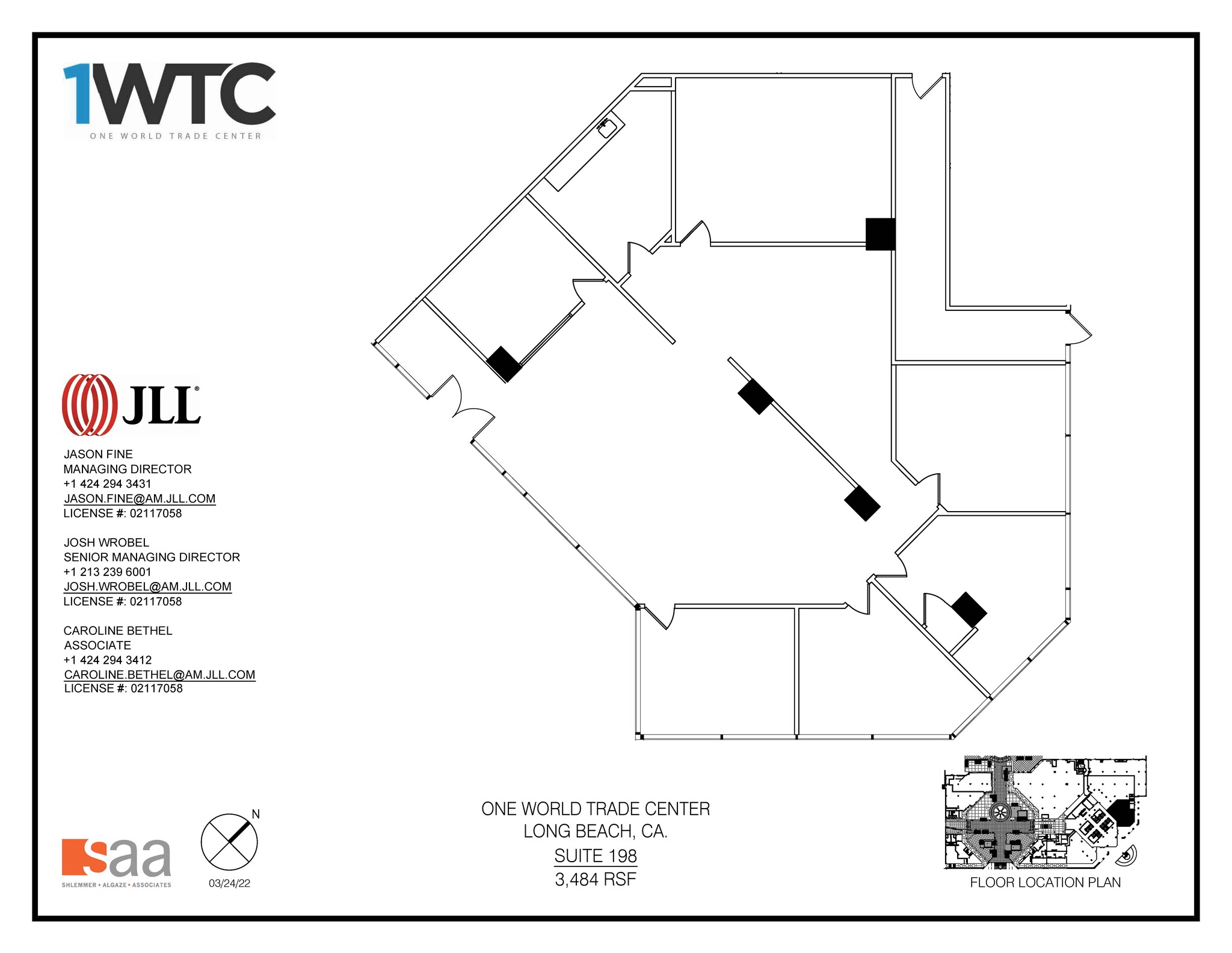 1 World Trade Ctr, Long Beach, CA to rent Floor Plan- Image 1 of 1