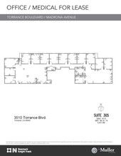 3400 Torrance Blvd, Torrance, CA for rent Floor Plan- Image 1 of 3