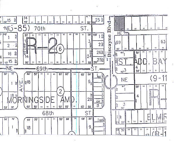 7001 Biscayne Blvd, Miami, FL for sale - Plat Map - Image 1 of 1