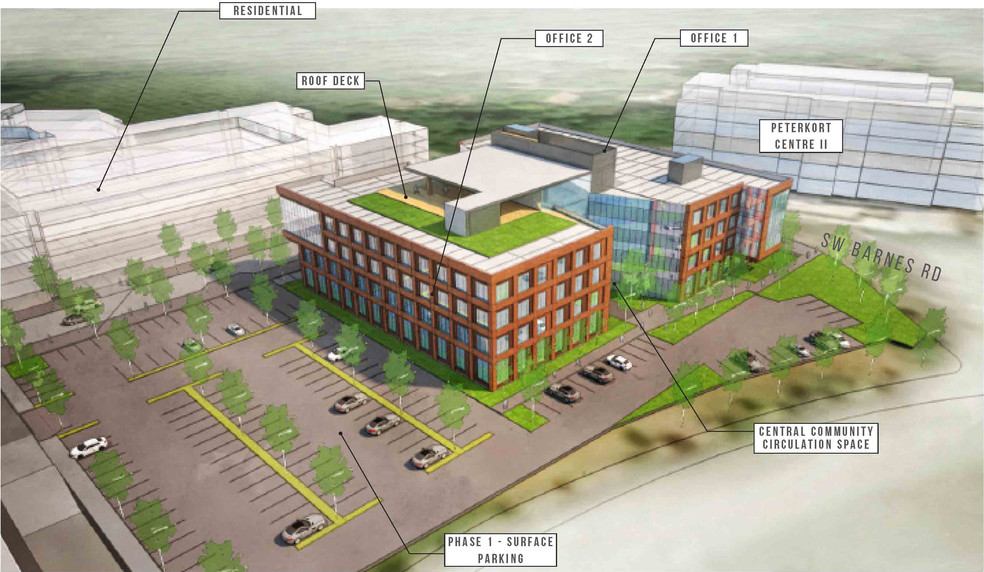 SW Barnes Rd & Sunset Transit Center Rd, Portland, OR for rent - Site Plan - Image 1 of 11