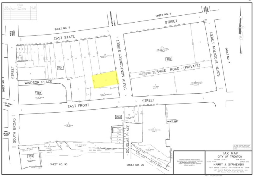 25 S Montgomery St, Trenton, NJ for rent - Plat Map - Image 1 of 1