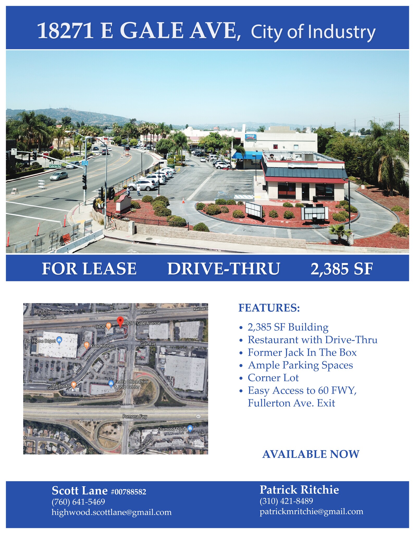 18271 E Gale Ave, City Of Industry, CA for rent Site Plan- Image 1 of 1