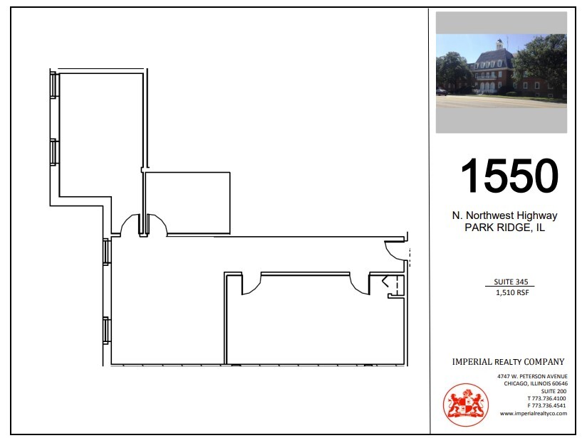 1550 N Northwest Hwy, Park Ridge, IL for rent Floor Plan- Image 1 of 5