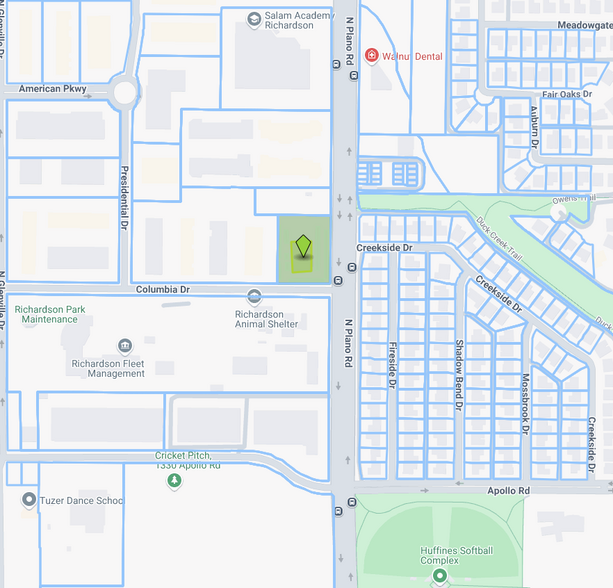 601 N Plano Rd, Richardson, TX for rent - Plat Map - Image 2 of 2