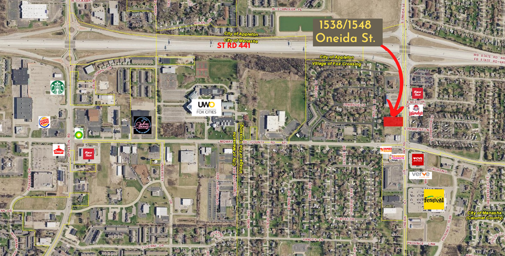 1548 Oneida St, Appleton, WI for sale - Site Plan - Image 2 of 2