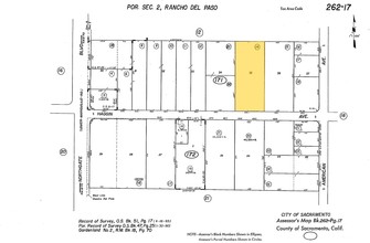 2820 Northgate Blvd, Sacramento, CA for sale Plat Map- Image 1 of 1