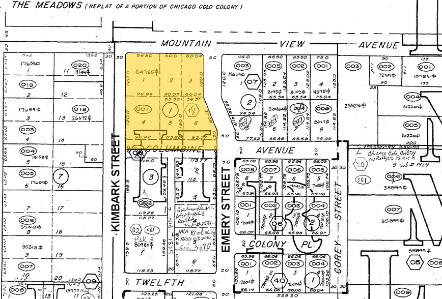 1240 Kimbark St, Longmont, CO for rent - Plat Map - Image 2 of 4