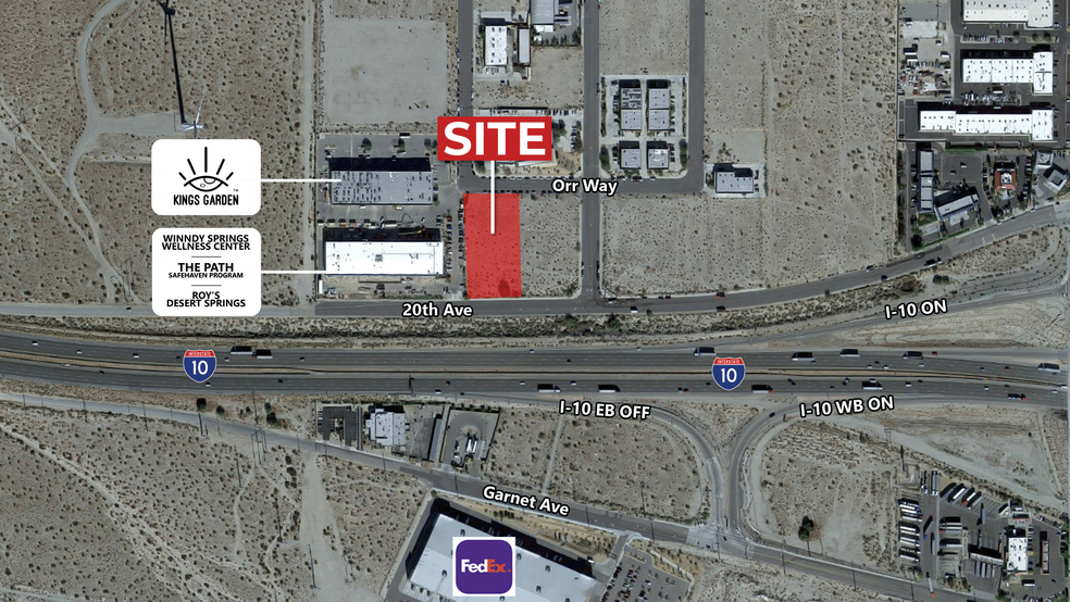 I- 10 Freeway, Palm Springs, CA for sale - Building Photo - Image 2 of 2