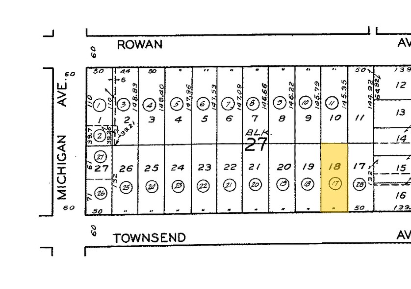 124 N Townsend Ave, Los Angeles, CA for sale - Plat Map - Image 2 of 23