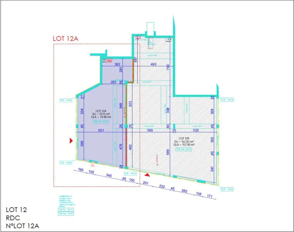 Retail in Draveil for sale Floor Plan- Image 1 of 4